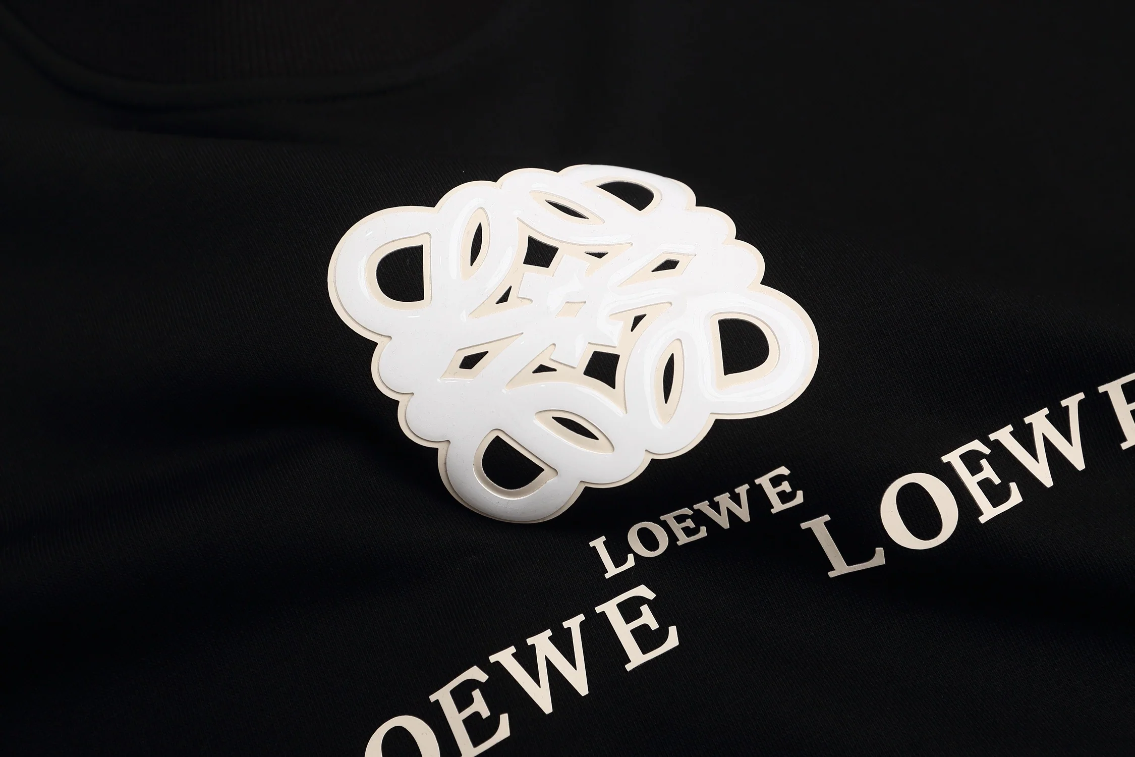 Offset printed cotton sweatshirt