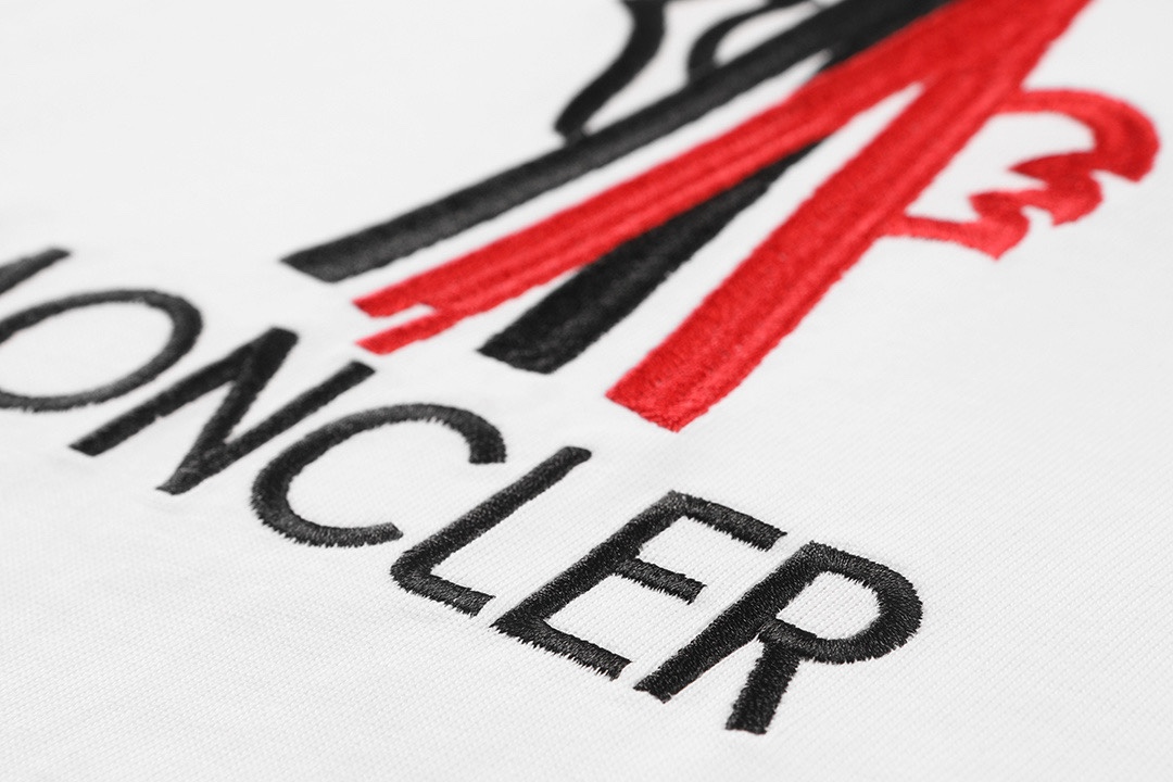 Embroidered logo cotton T-shirt