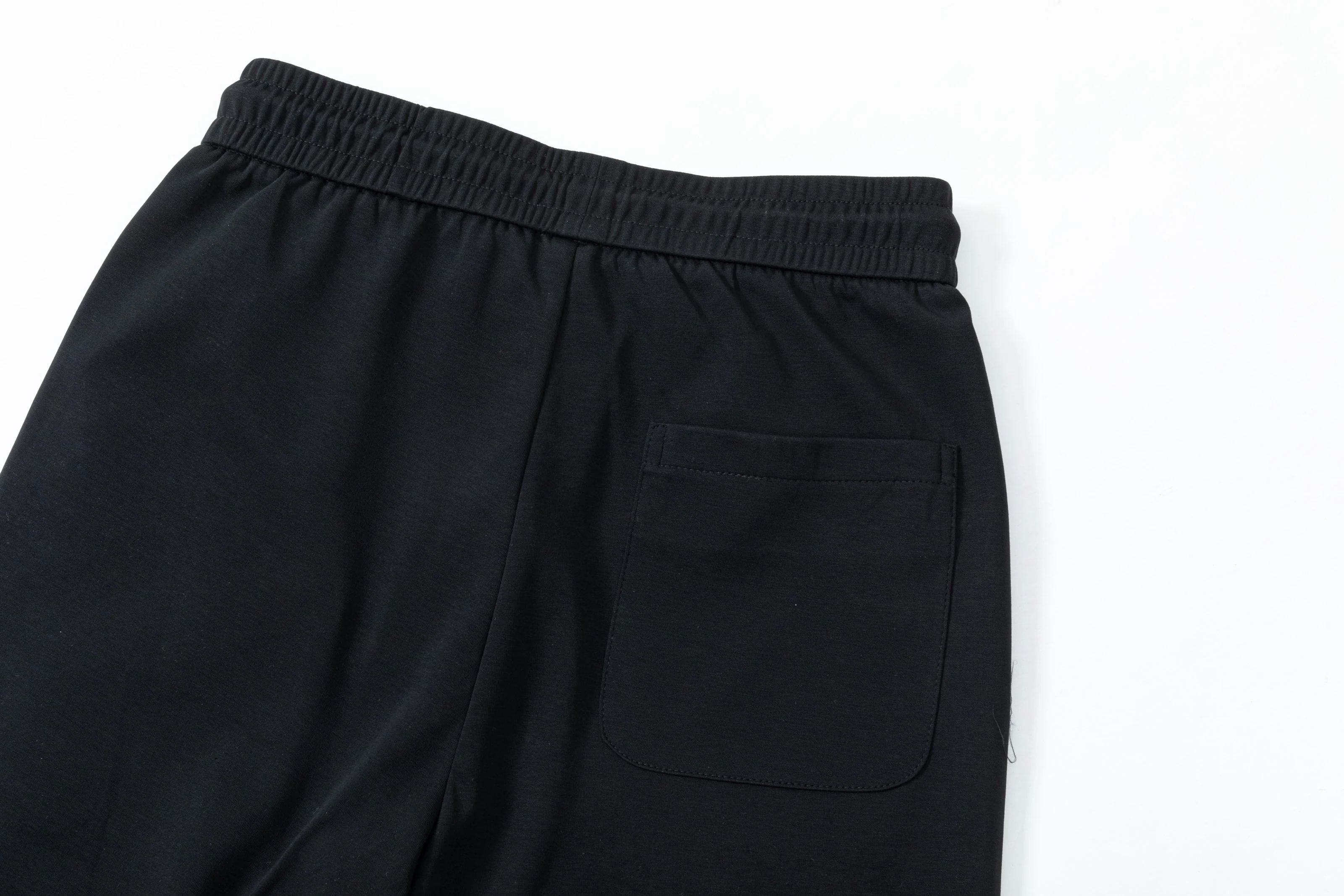 Embroidered drawstring casual trousers