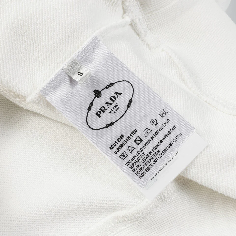 3D embroidered cotton sweatshirt