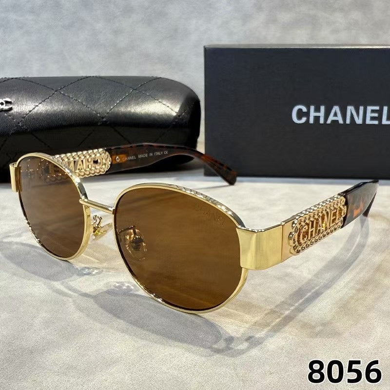 6 Colors Metal Frame Round Lens Sunglasses 8056