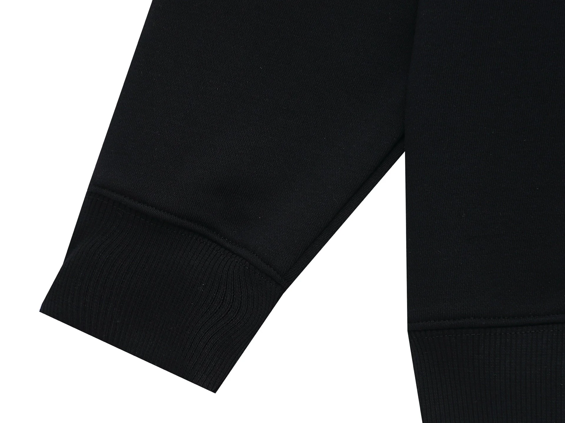 Diamond round neck cotton sweatshirt