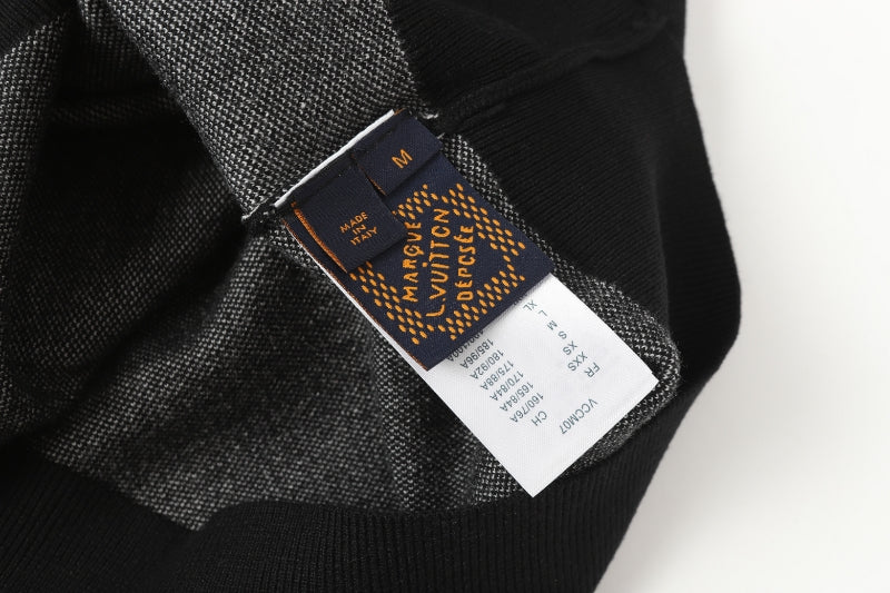 knitted jacquard cashmere sweater