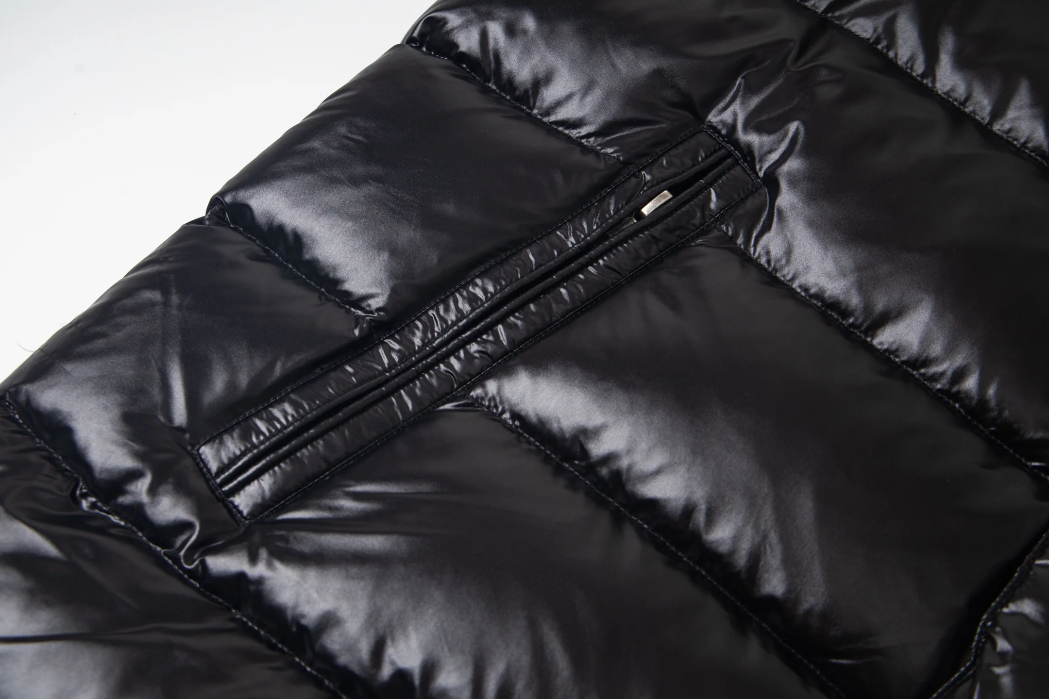 Double zip down vest