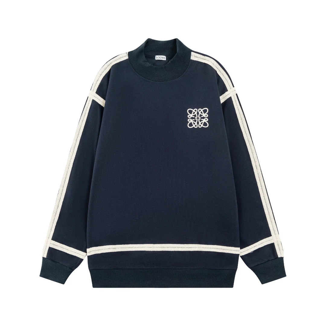 Embroidered cotton sweatshirt