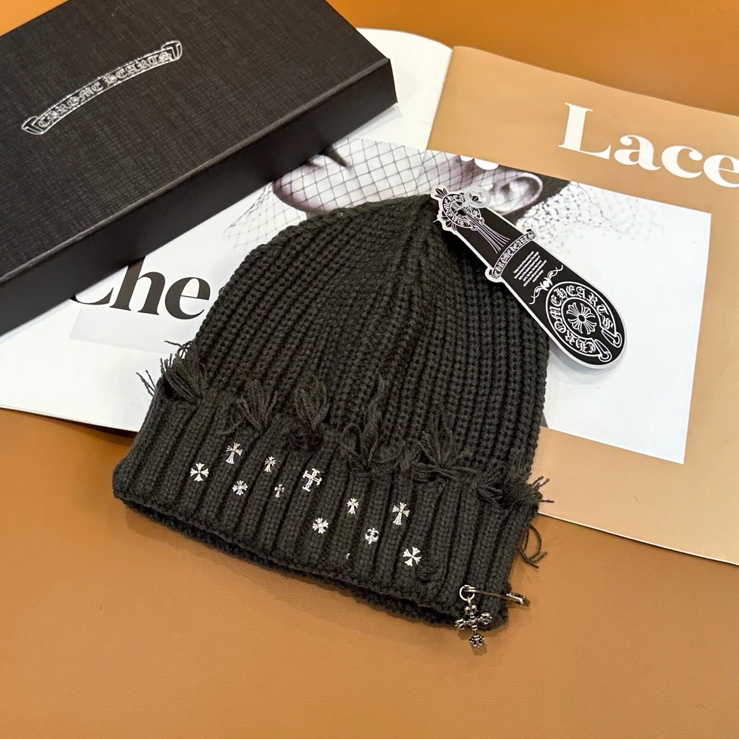 Metal Monogram Cashmere Beanie