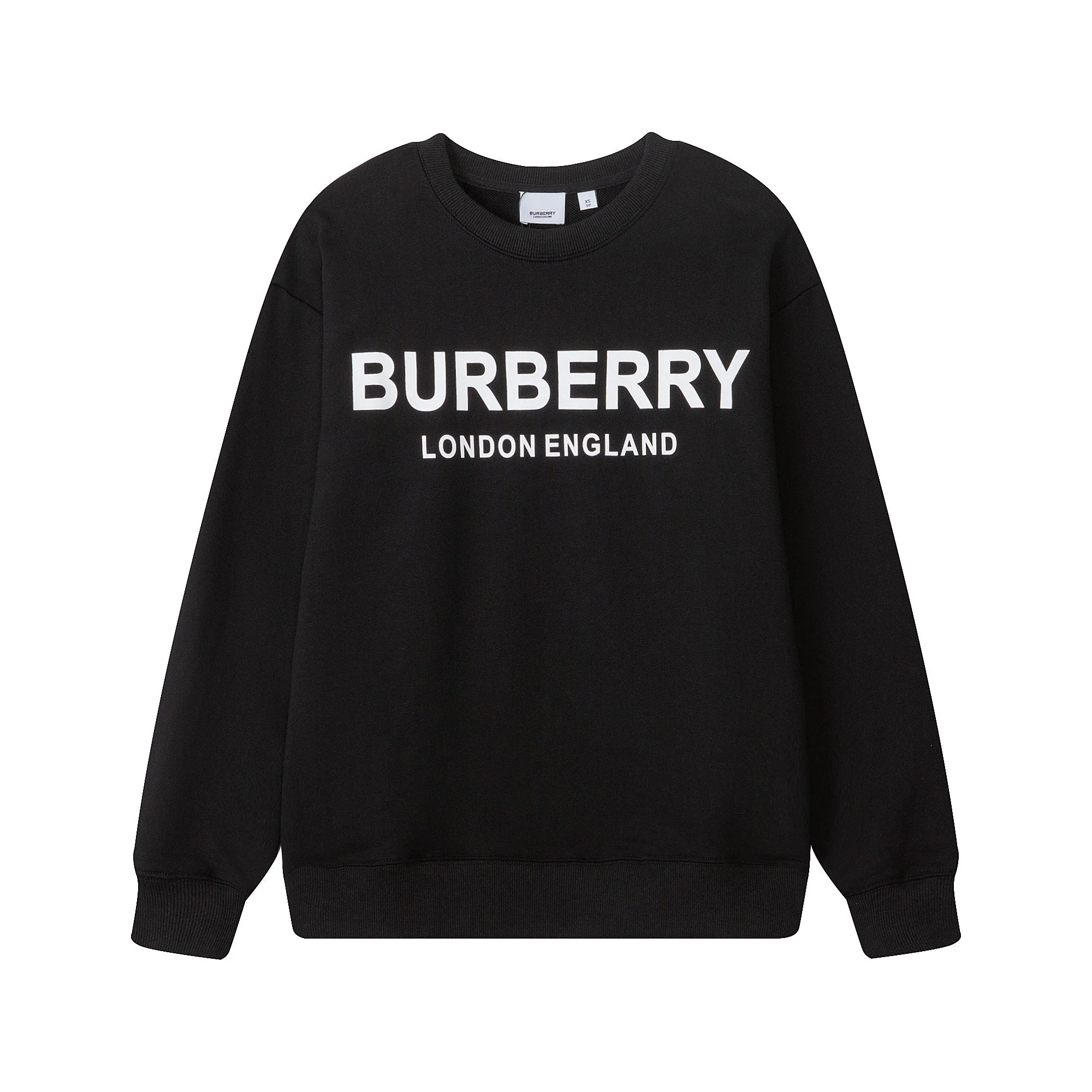 Printed crew neck cotton sweatshirt