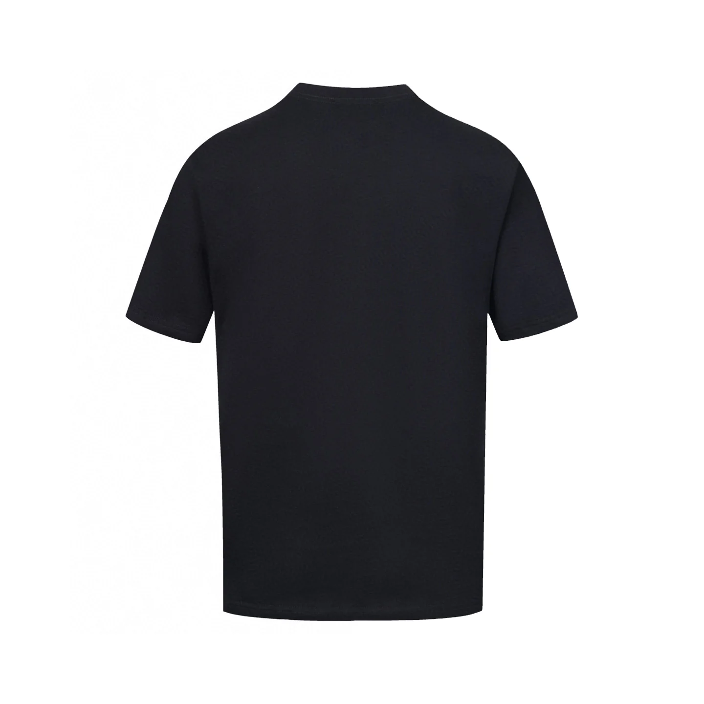 Embroidered label cotton T-shirt