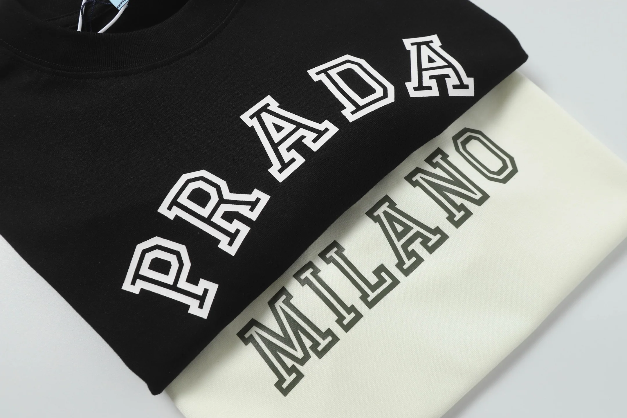 Crew neck cotton T-shirt