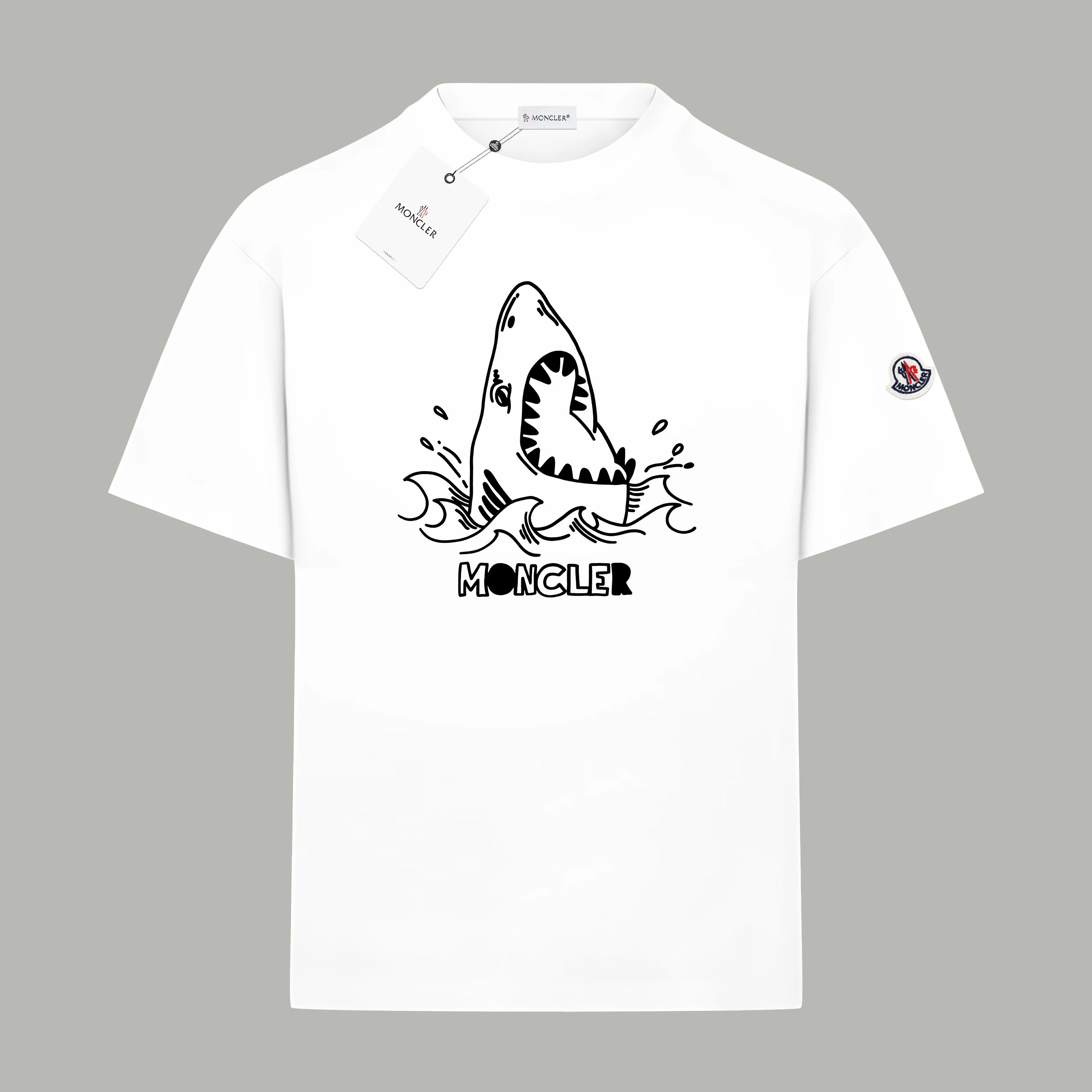 Shark print T-shirt