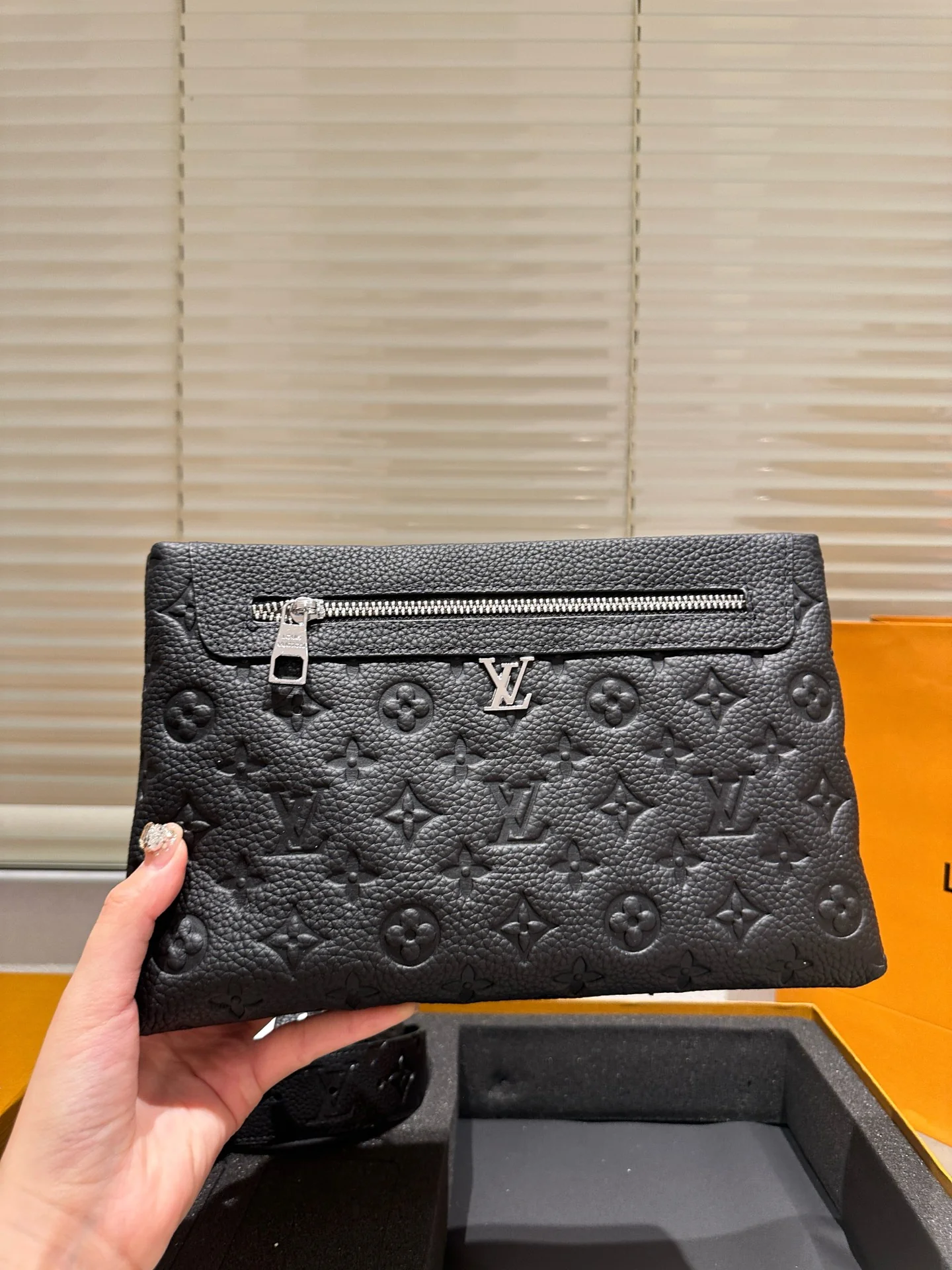 Men's Clutch + Belt Gift Box