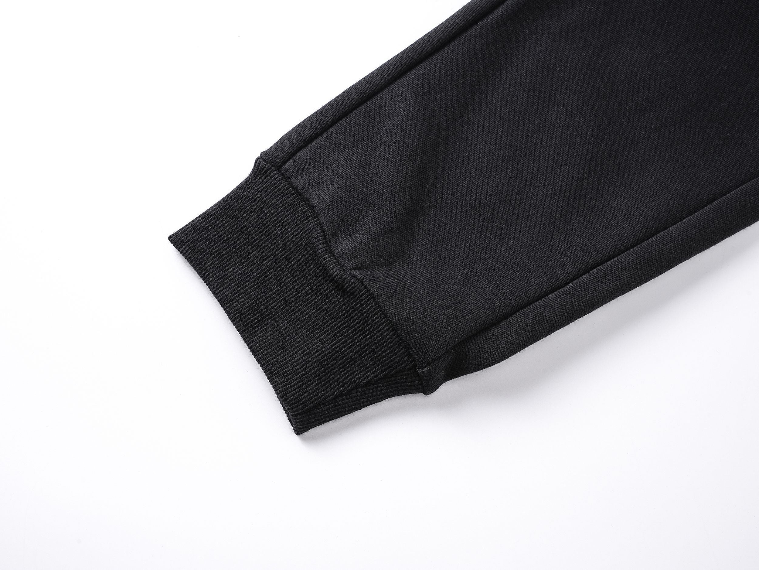 Embroidery drawstring casual trousers