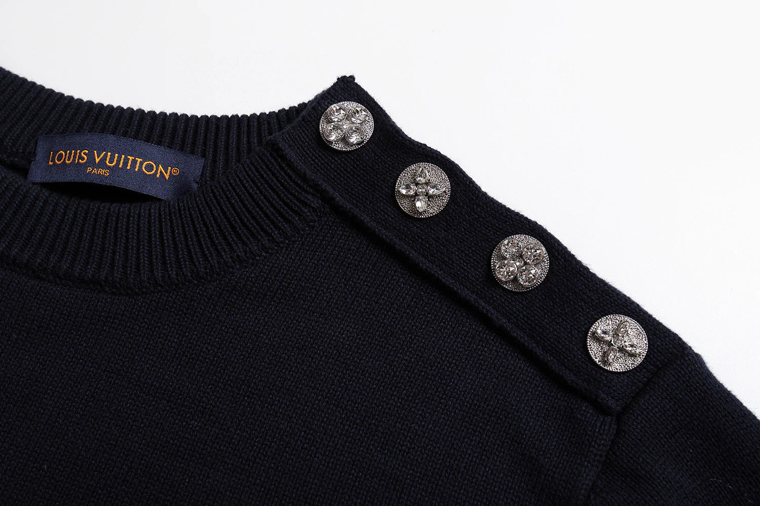 Knitted cashmere sweatshirt