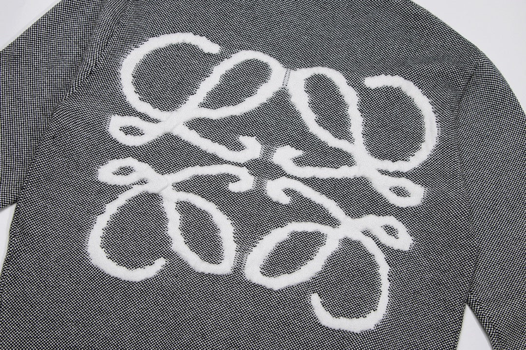 Jacquard cashmere sweater cardigan