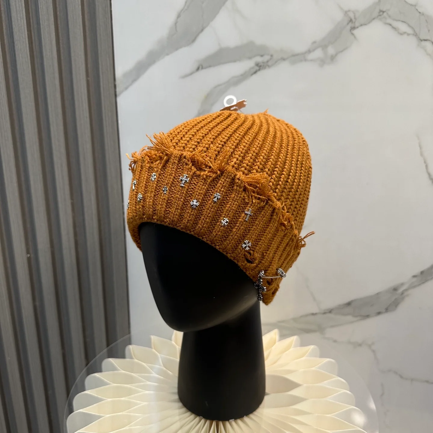 Metal Monogram Cashmere Beanie
