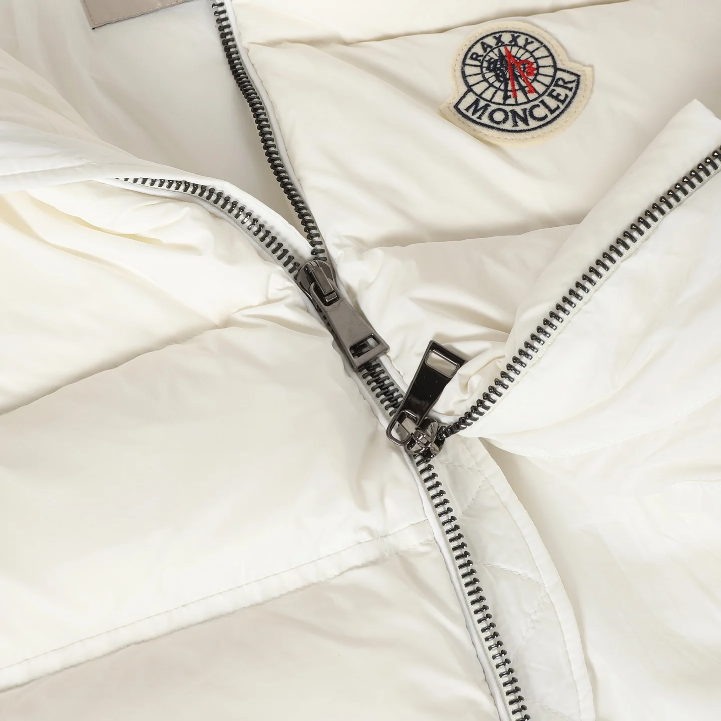 3D Quilted Zip-Up Down Jacket