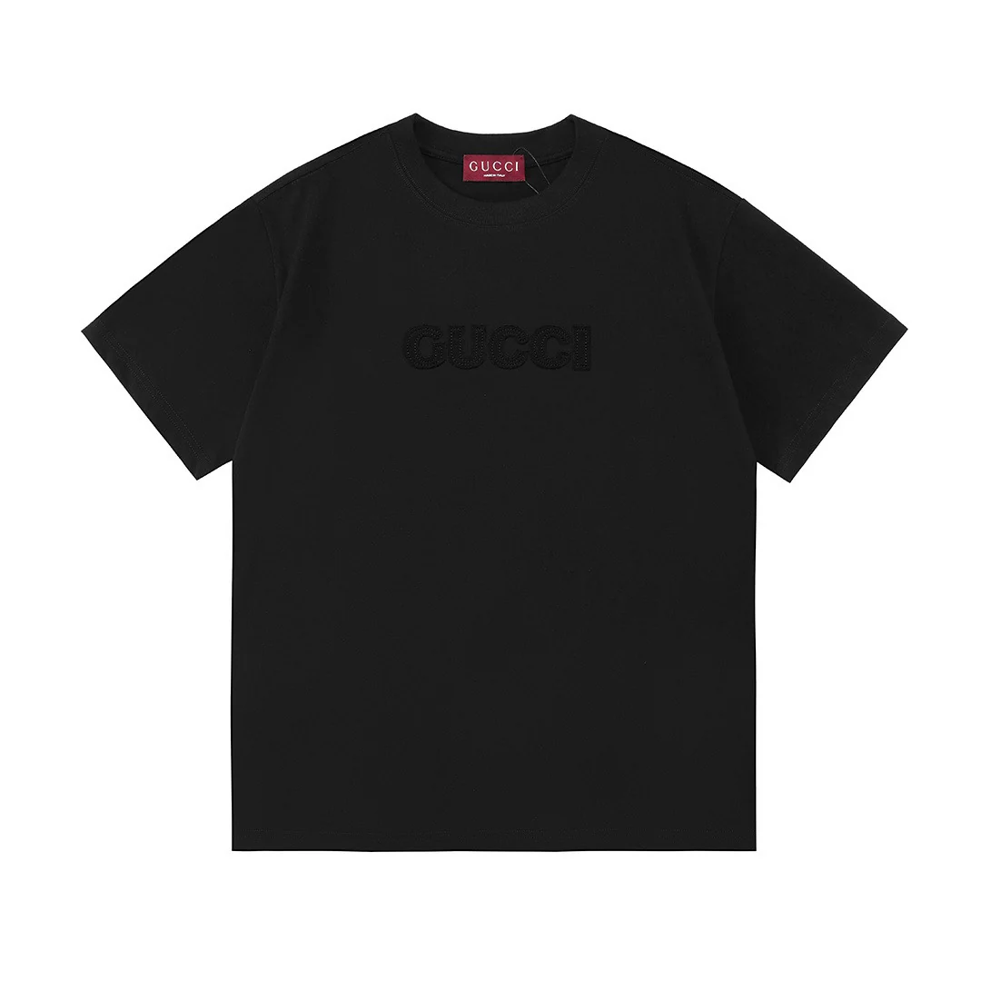 Patch cotton T-shirt