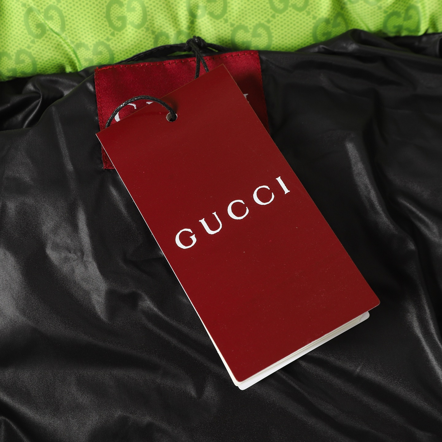 Printed plain weave poplin down jacket