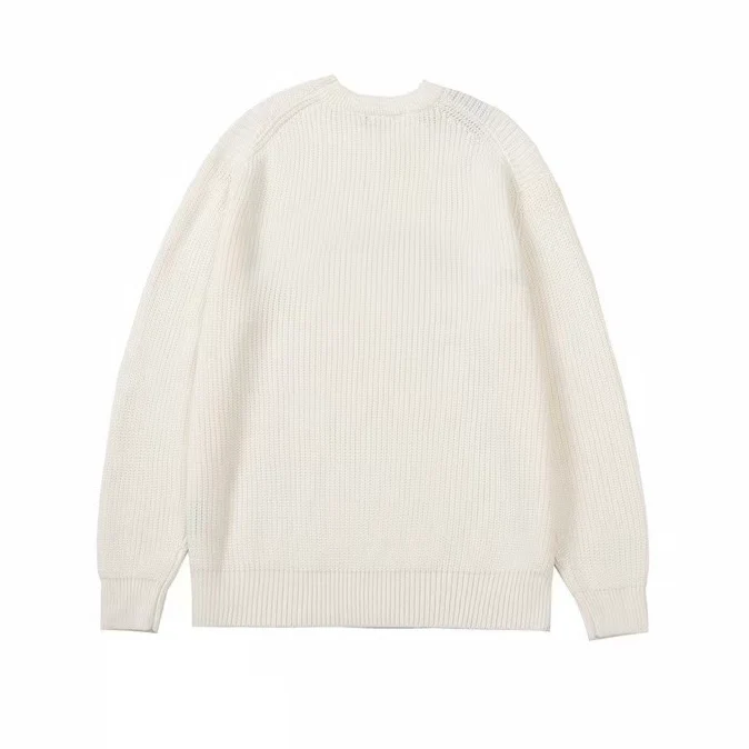 Jacquard knitted cashmere sweater