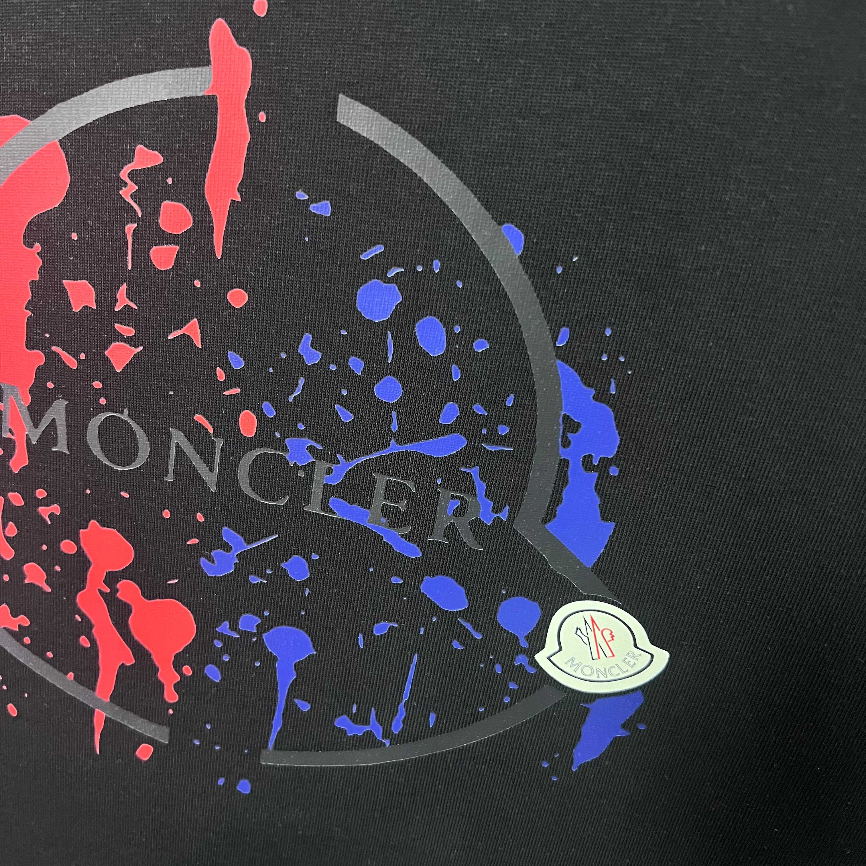 Color-block Ink Graffiti sweatshirt