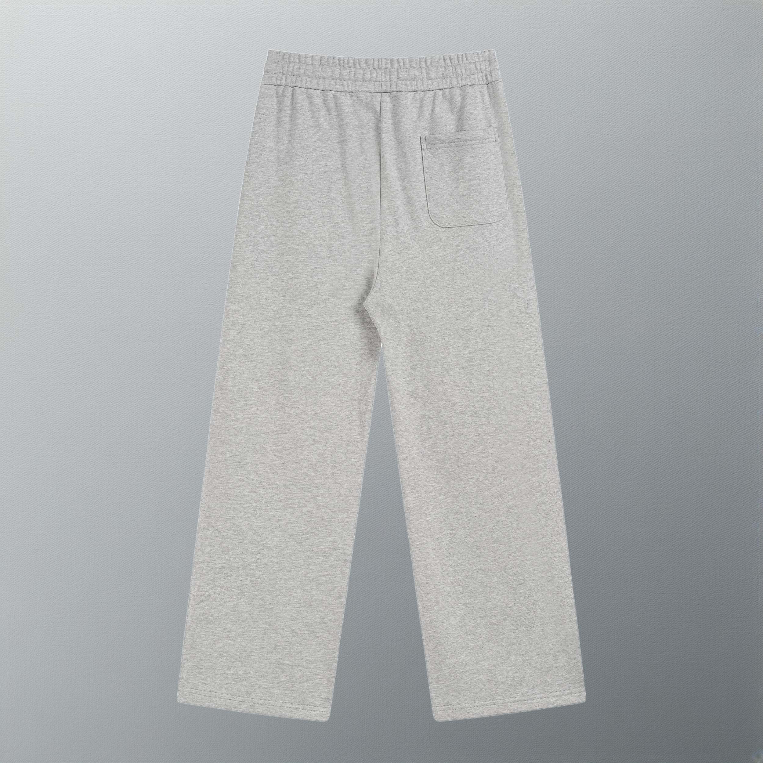 Printed drawstring casual trousers