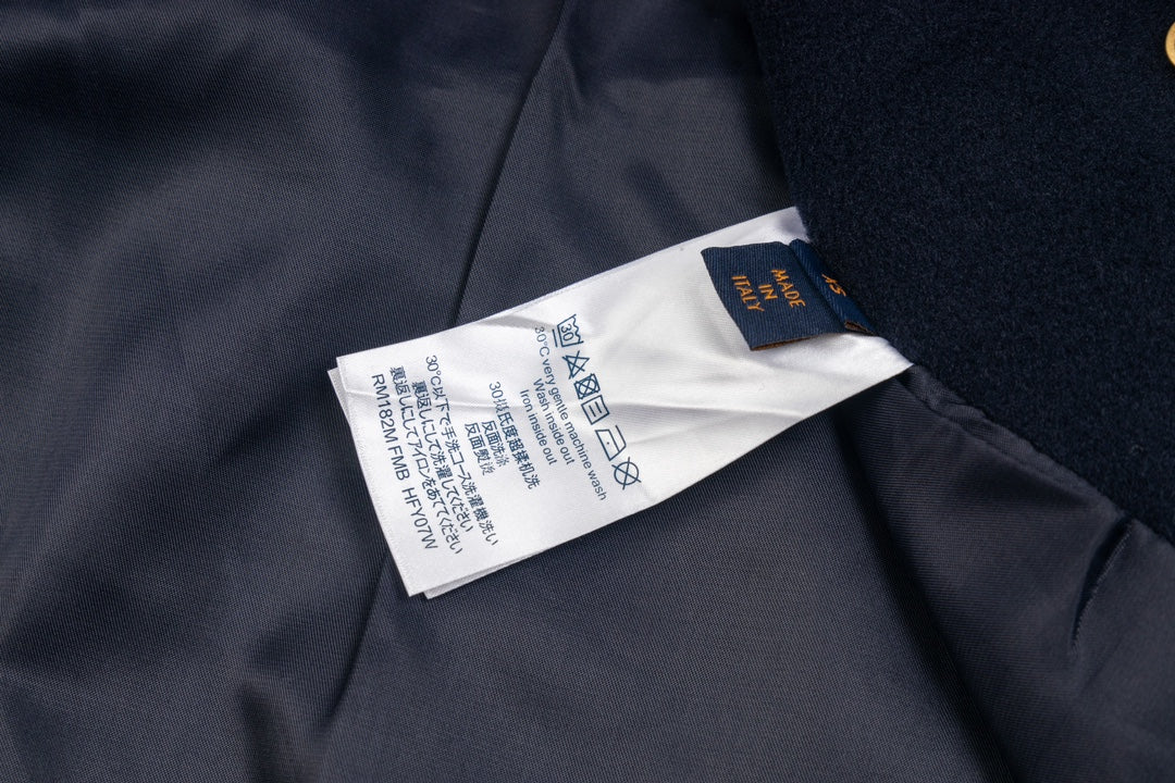 Embroidered baseball jacket