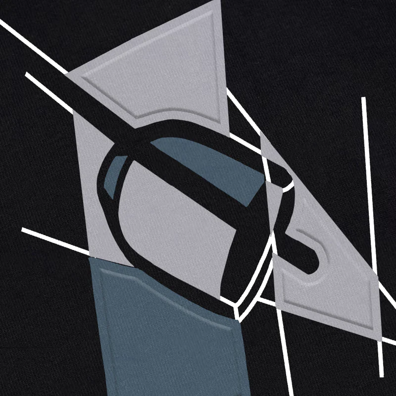 Fashion printed cotton sweatshirt