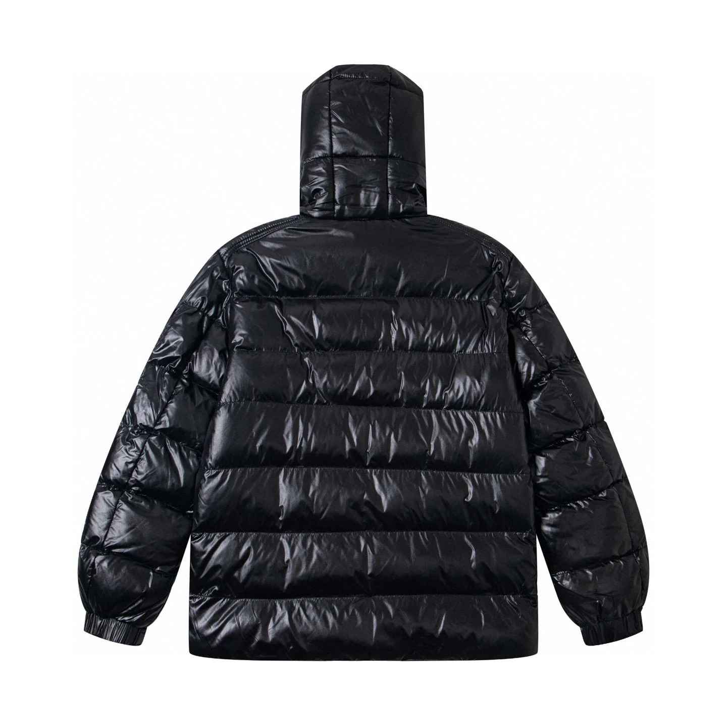 Matte hooded padded jacket