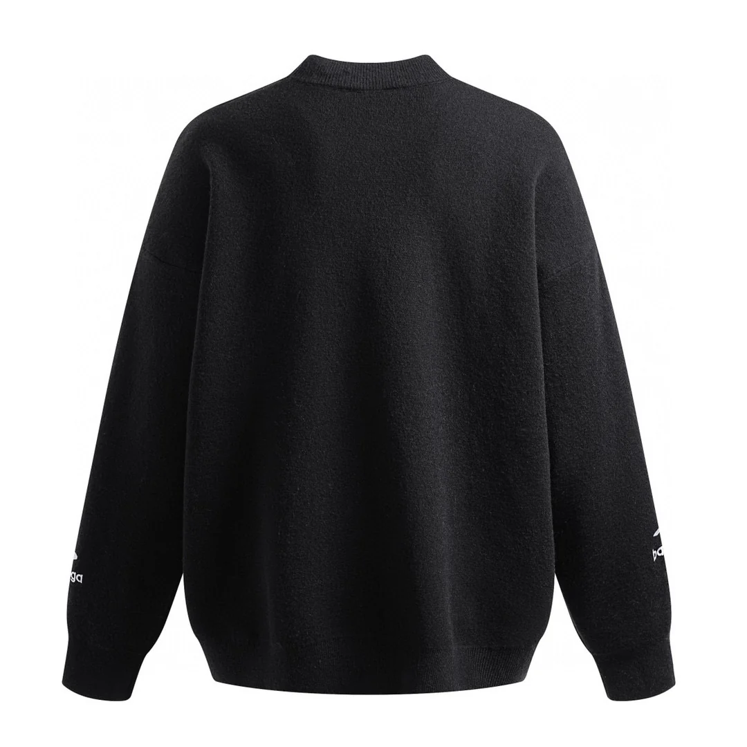 Embroidered knitted cashmere sweater