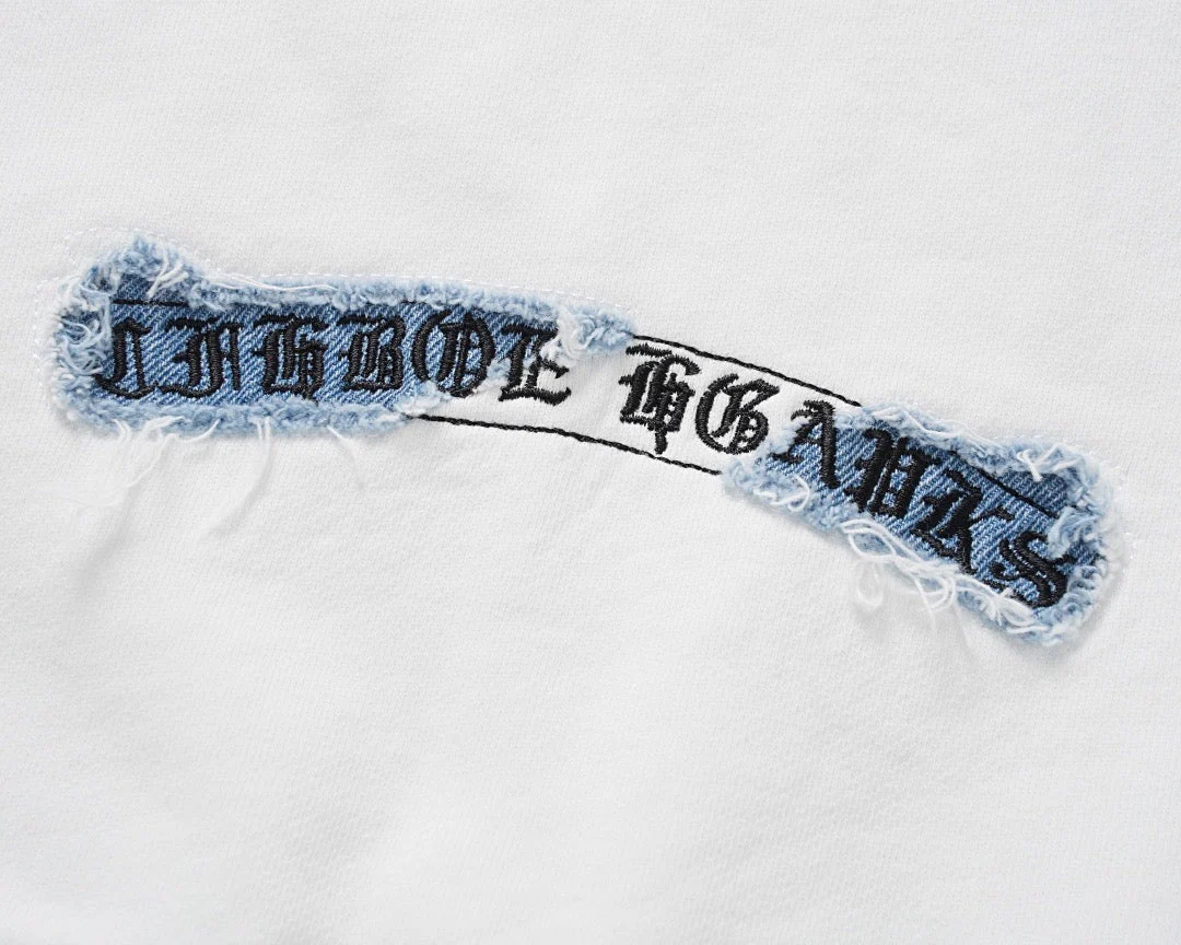 Embroidered Patch Sweatshirt