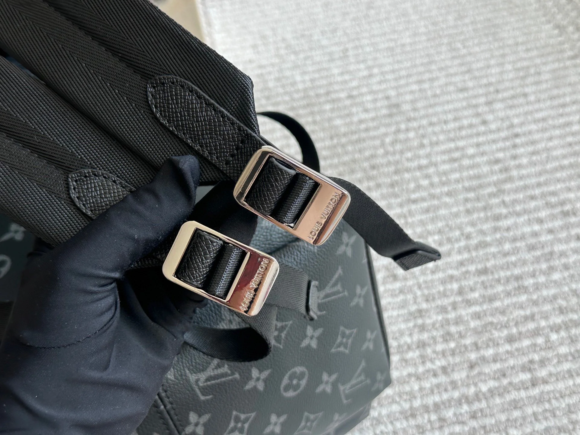 Leather Print Backpack