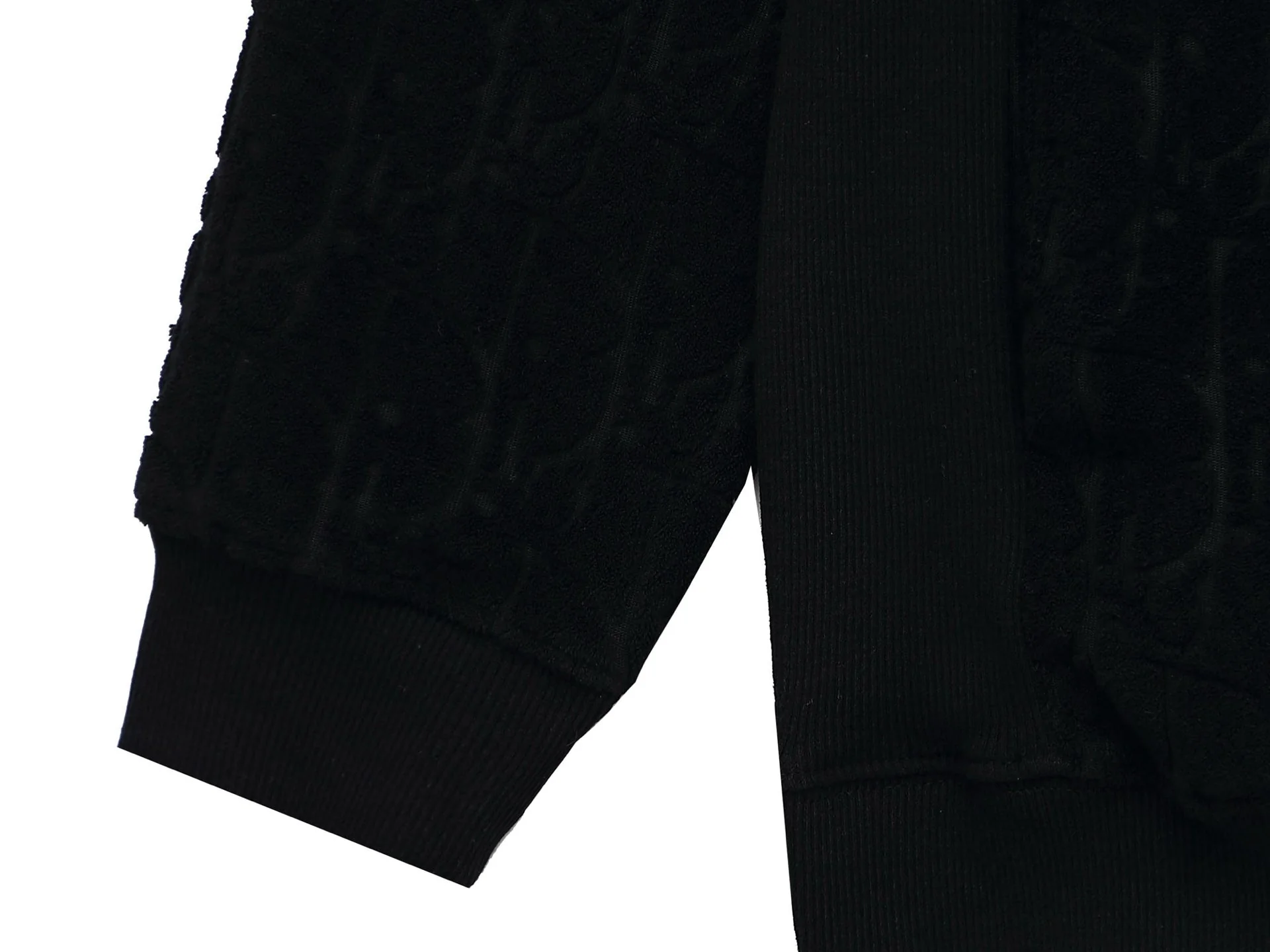 Fleece crew neck cotton sweatshirt