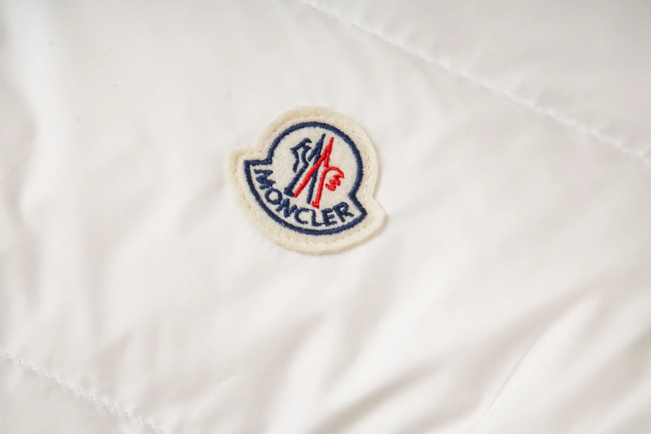 Printed hooded down vest