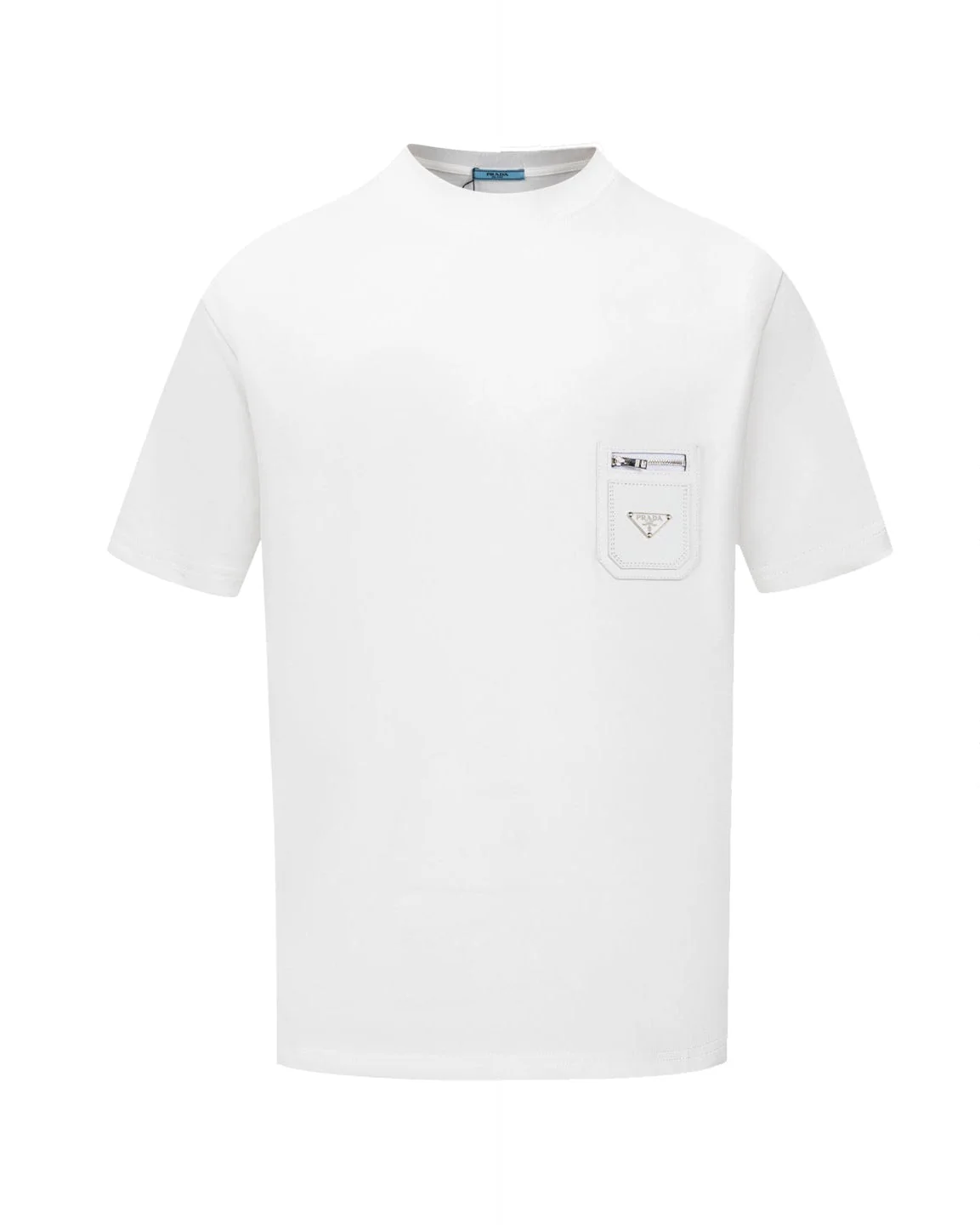 Pocket crew neck cotton T-shirt
