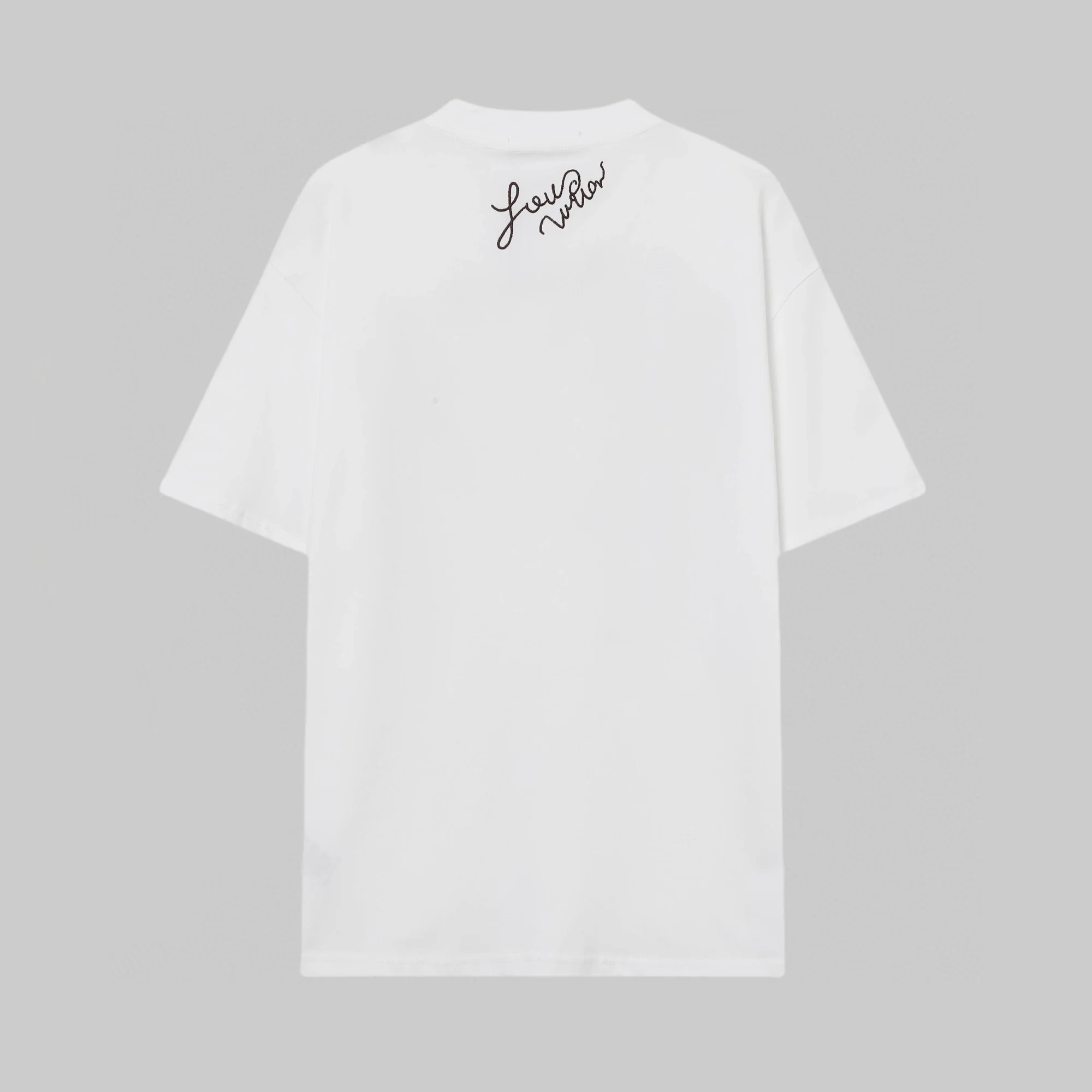 Embroidered cotton T-shirt