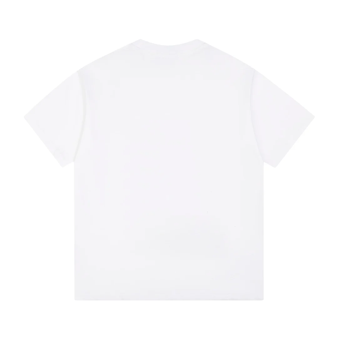 Printed crew neck cotton T-shirt