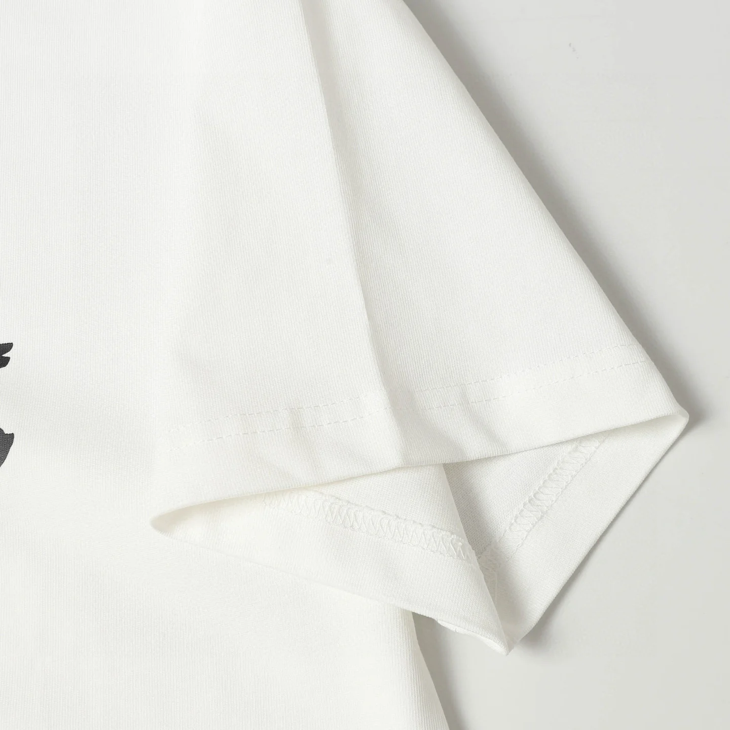 Printed crew neck cotton T-shirt