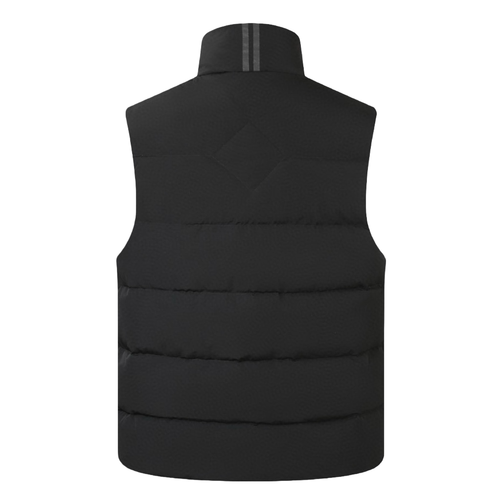 High-necked down vest