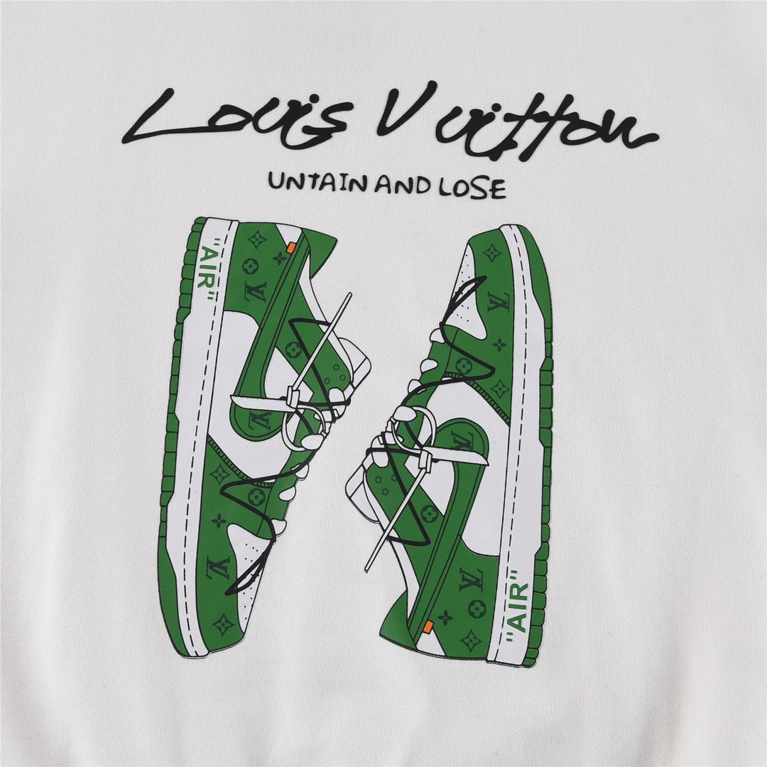 Trendy sneakers patterned sweatshirts