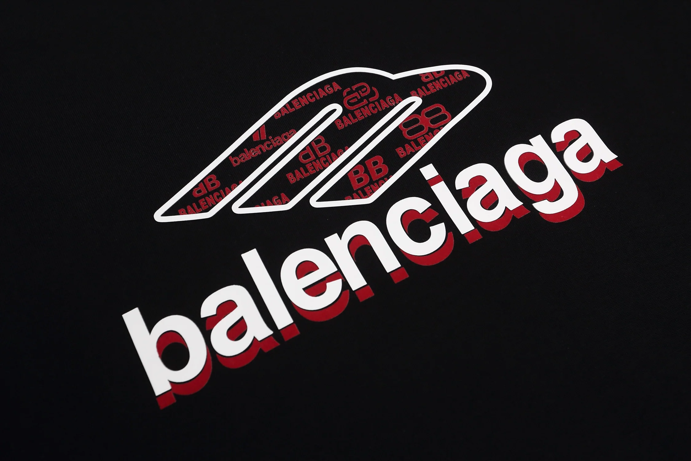 Printed cotton sweatshirt