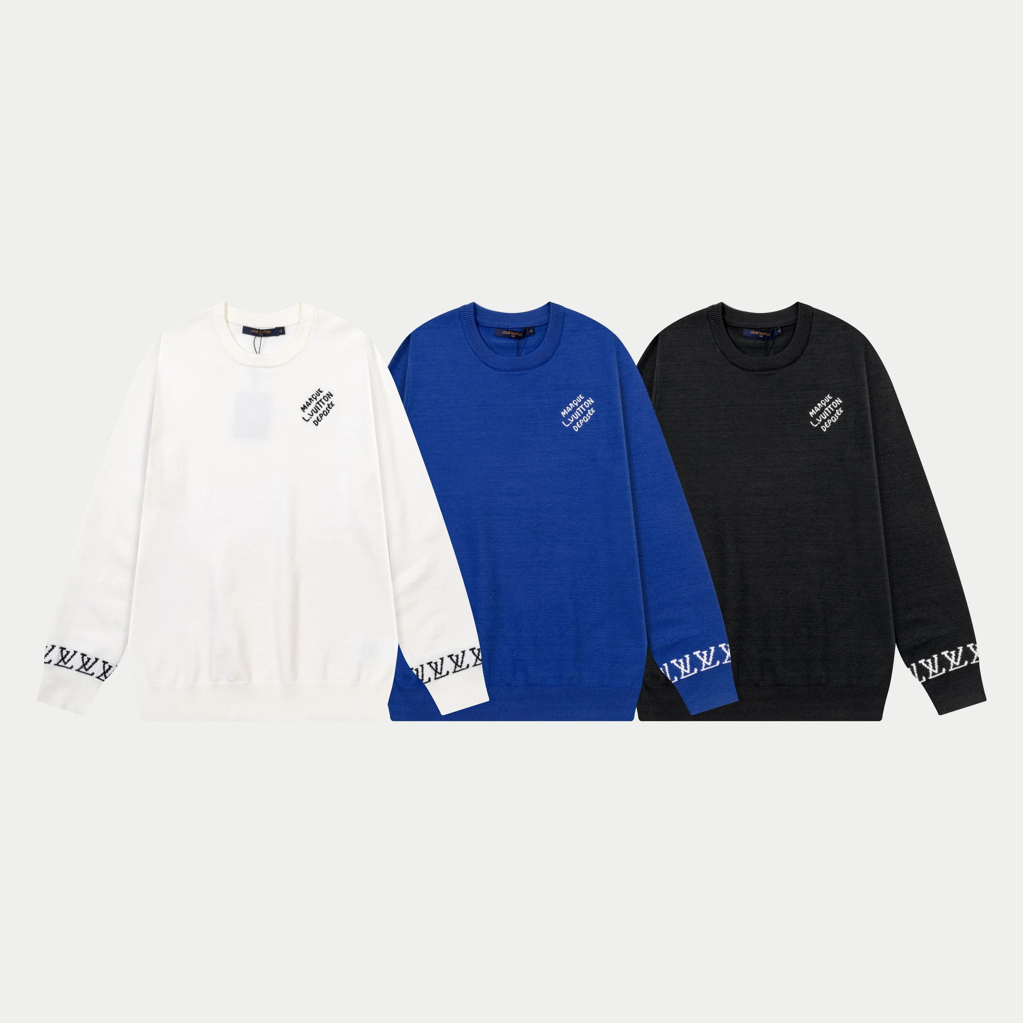 Knitted jacquard cashmere sweater