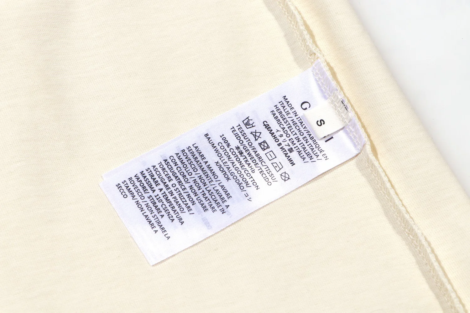 Printed crew neck cotton T-shirt