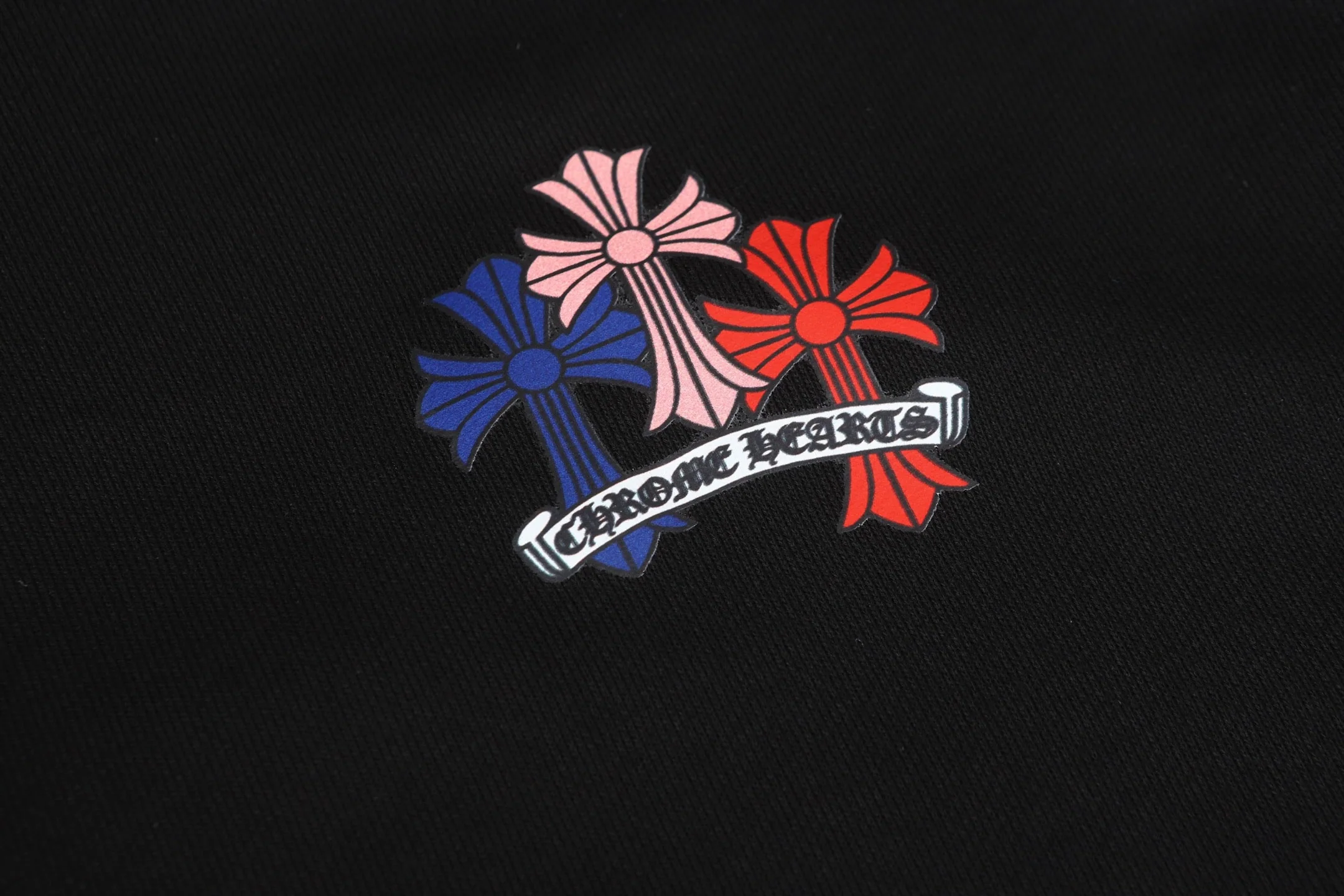 Colorful printed zip-up sweatshirt