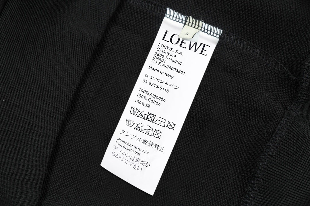 Simple printed cotton sweatshirt