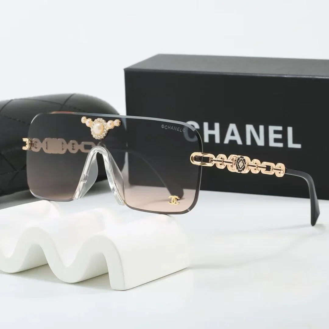 Half frame metal sunglasses