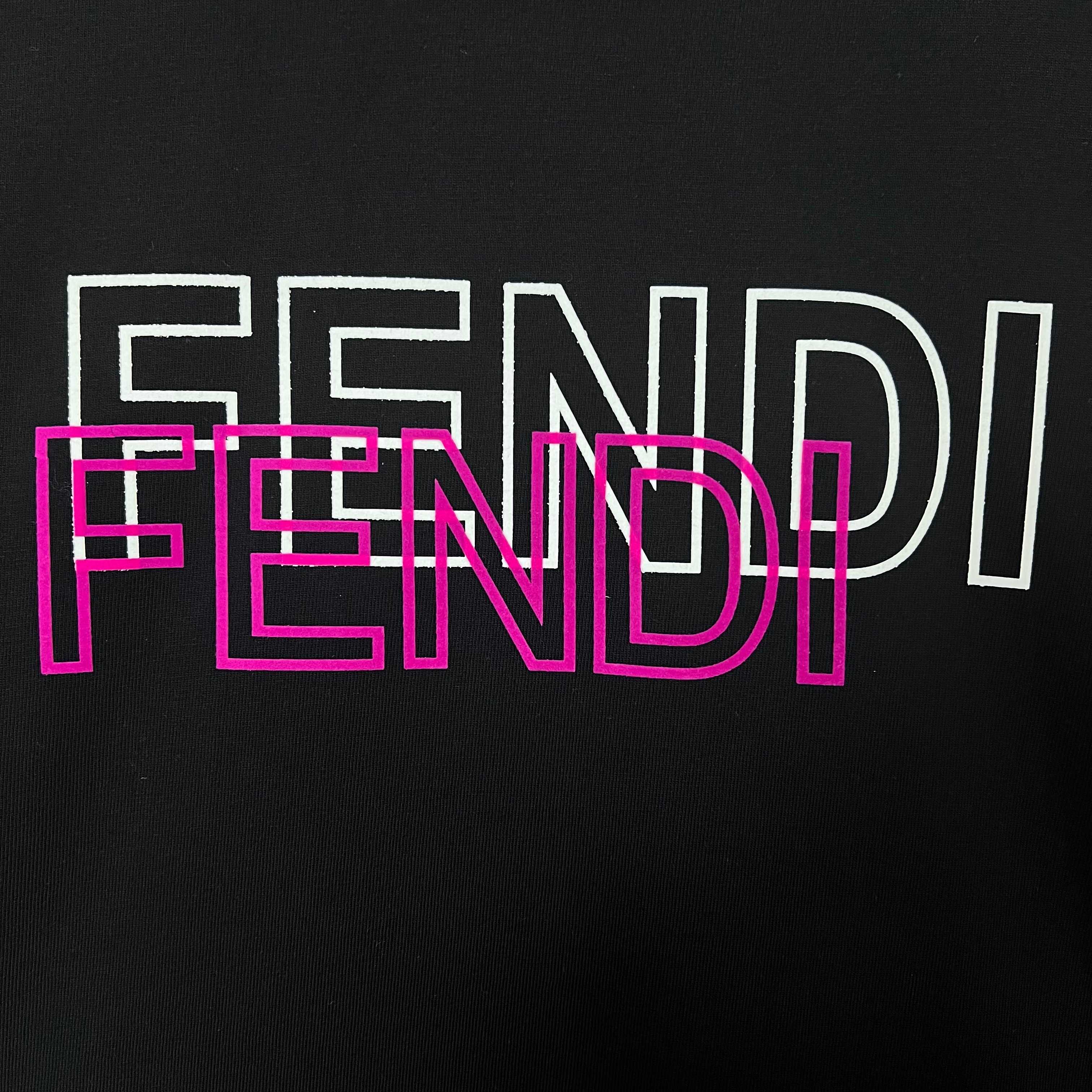 Two-Color Gradient Letters Sweatshirt