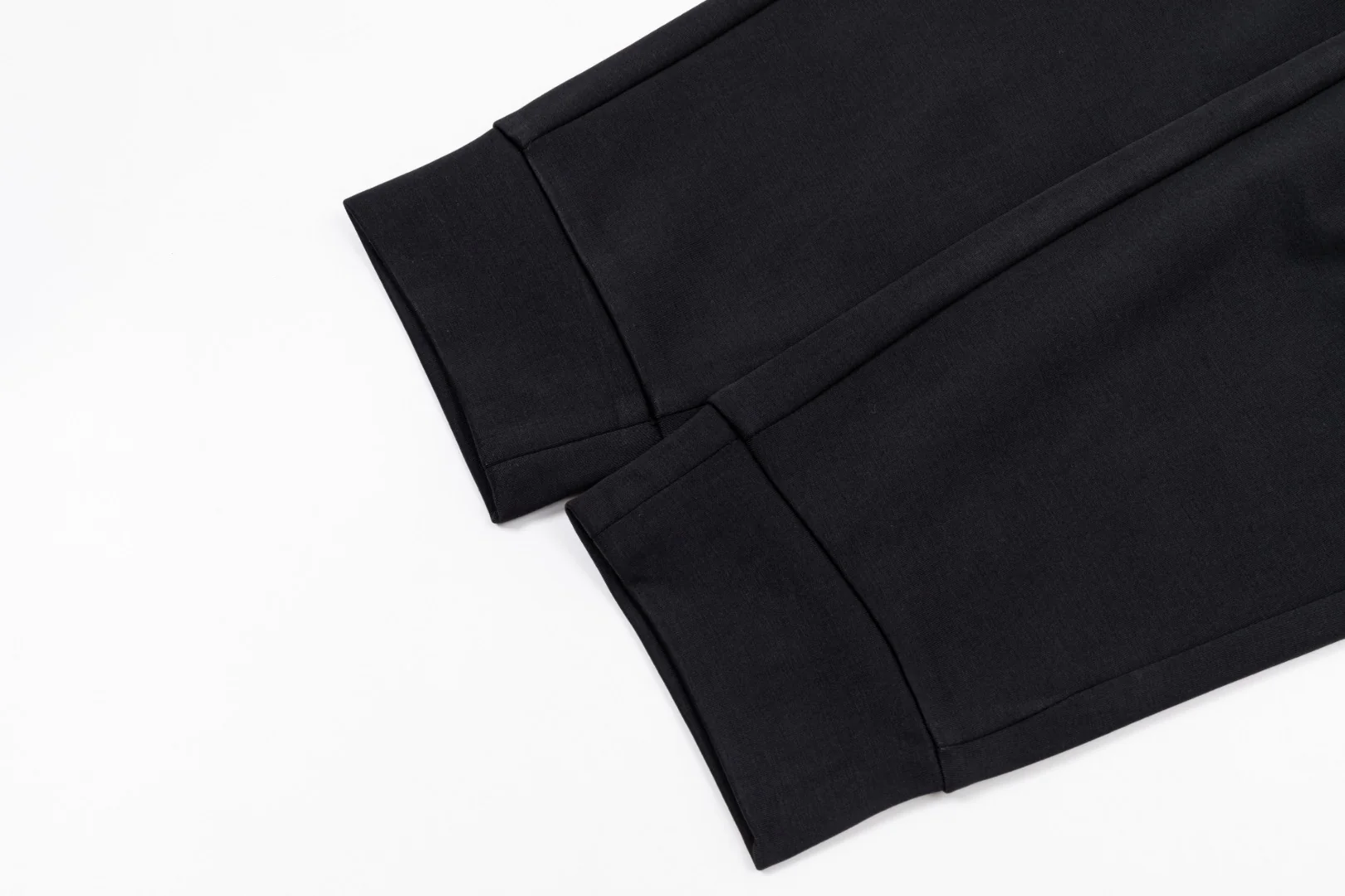 Embroidery cotton drawstring trousers