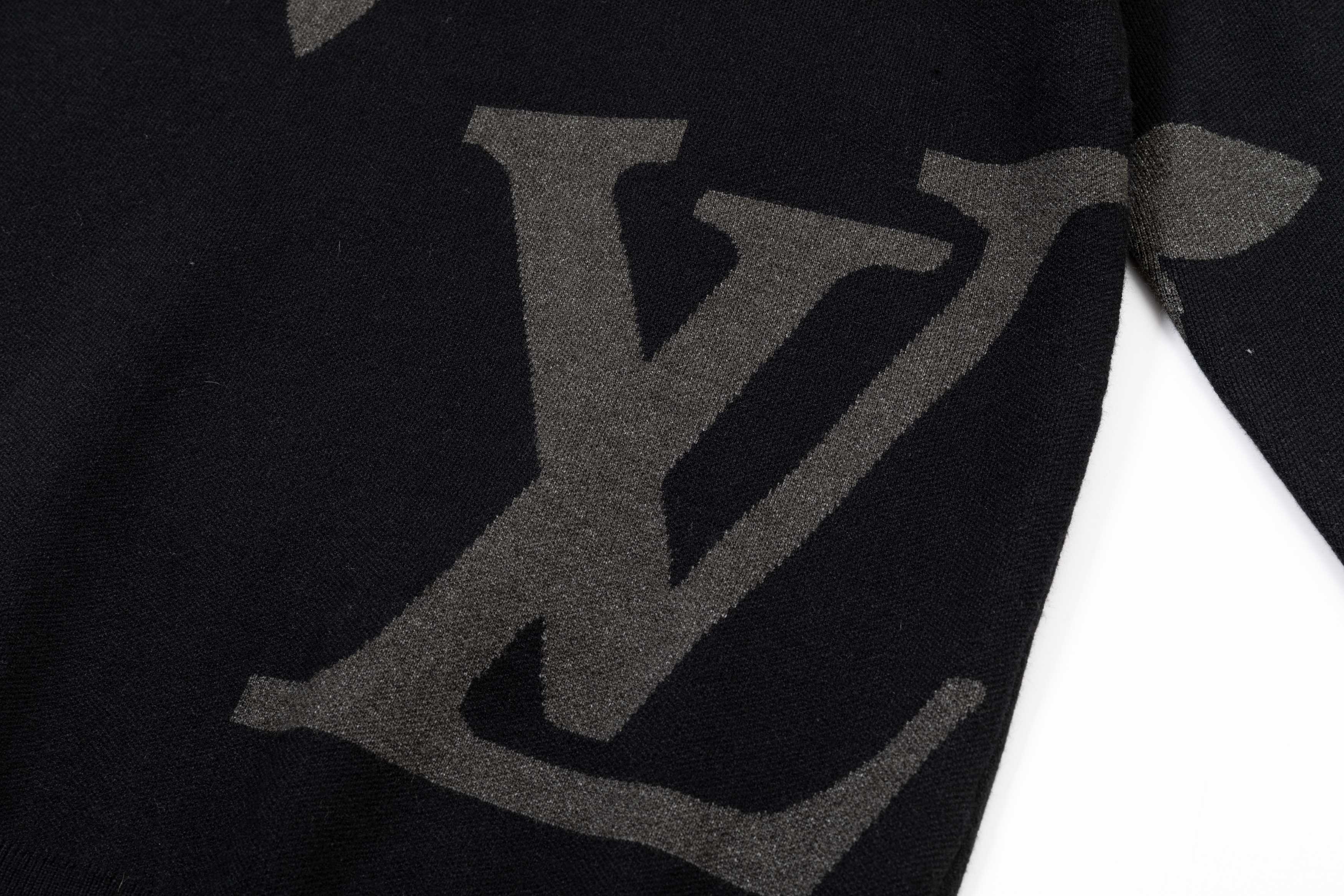 Half-zip jacquard cashmere sweater