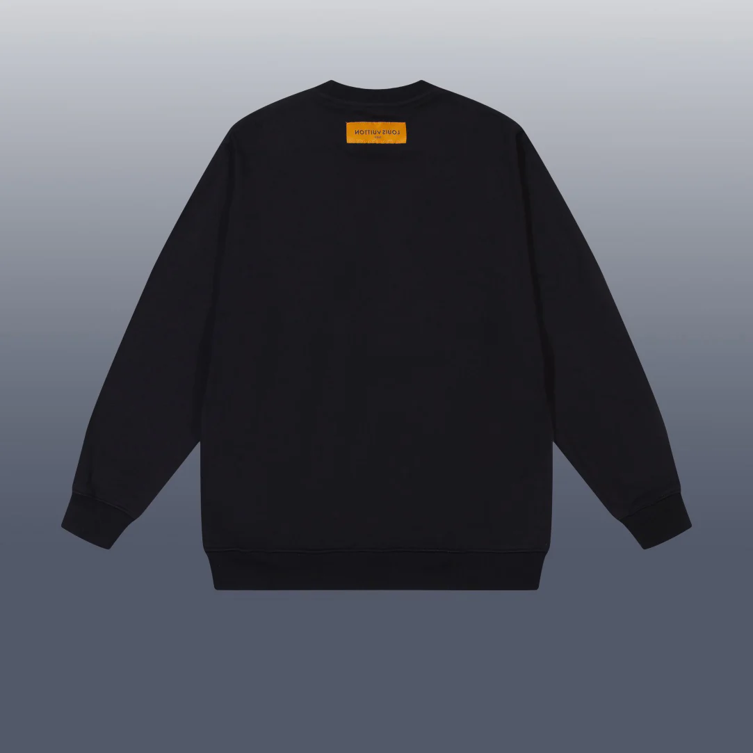 Embroidered cotton sweatshirt