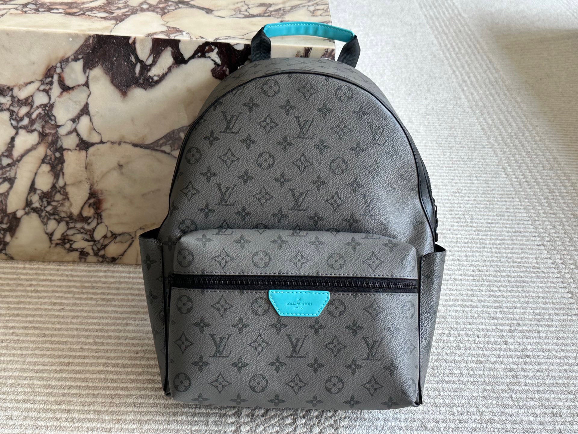 Leather Print Backpack